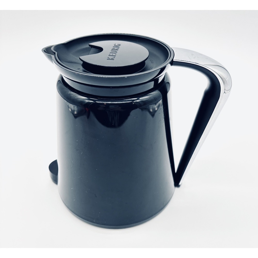 Keurig Coffee Maker Thermal Stainless Steel Carafe 32oz 4-Cup 1622 V Black